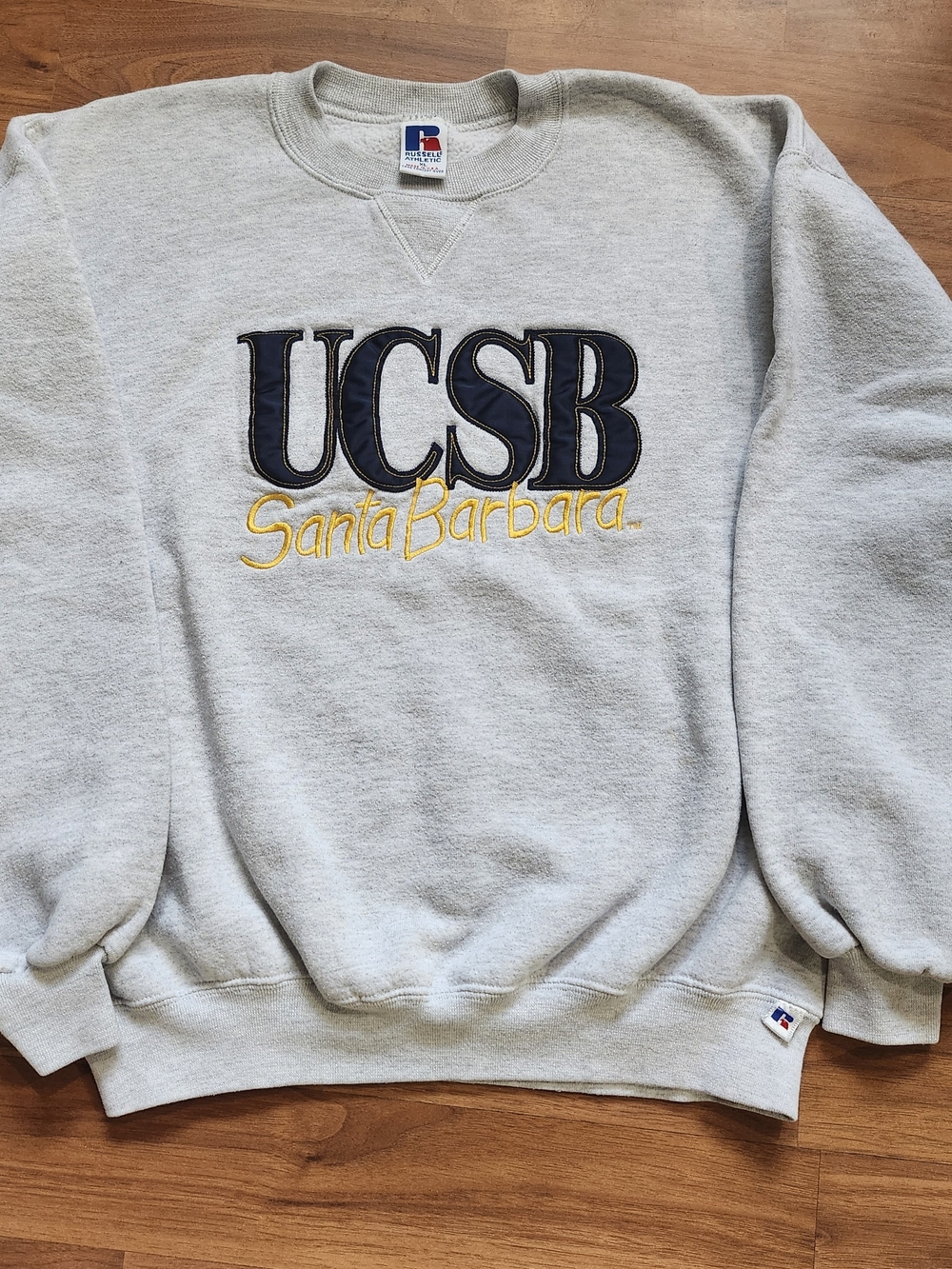 Russell Athletic Vintage UCSB Santa Barbara Gray Crewneck